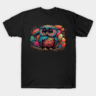 Cute Owl Designe T-Shirt